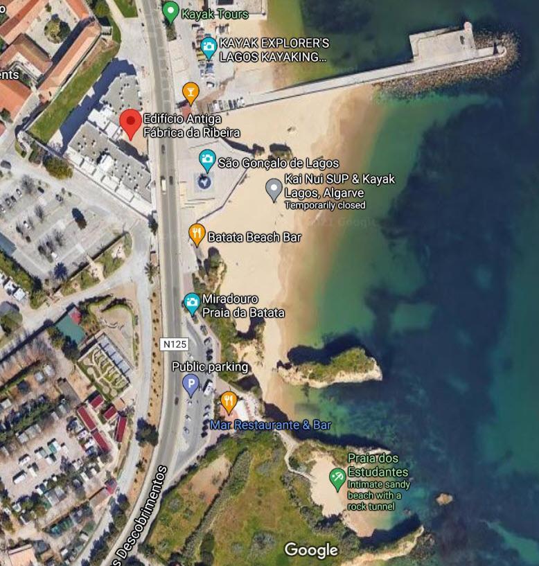 Potato Beach Apartment At Beach Front & Sea View Lagos Ngoại thất bức ảnh